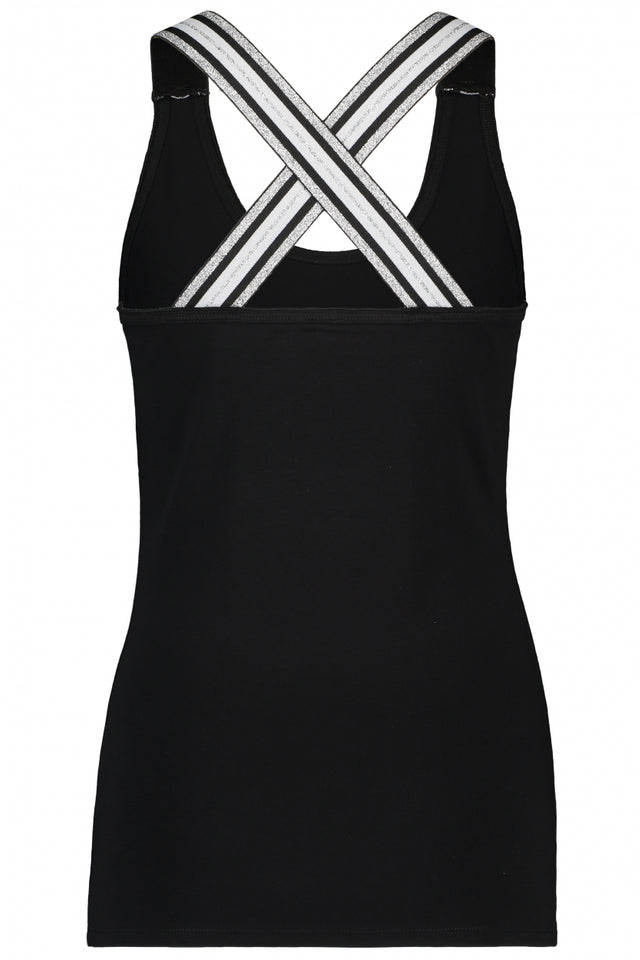Jill Crossed Top | Black