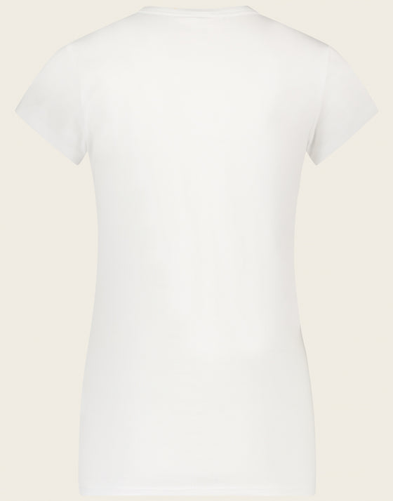 Organic T-shirt logo | White