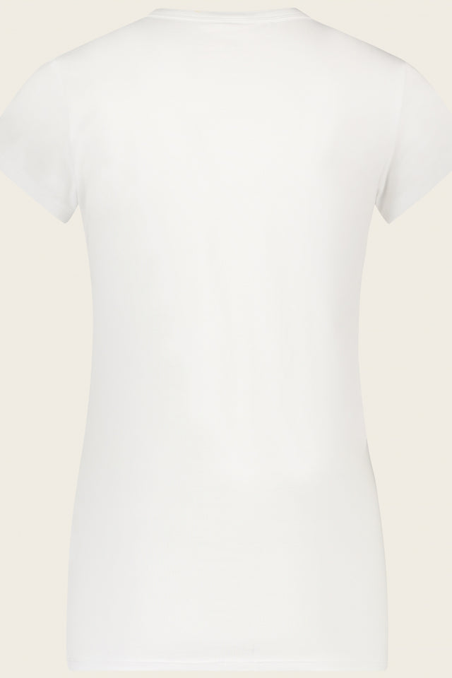 Organic T-shirt logo | White