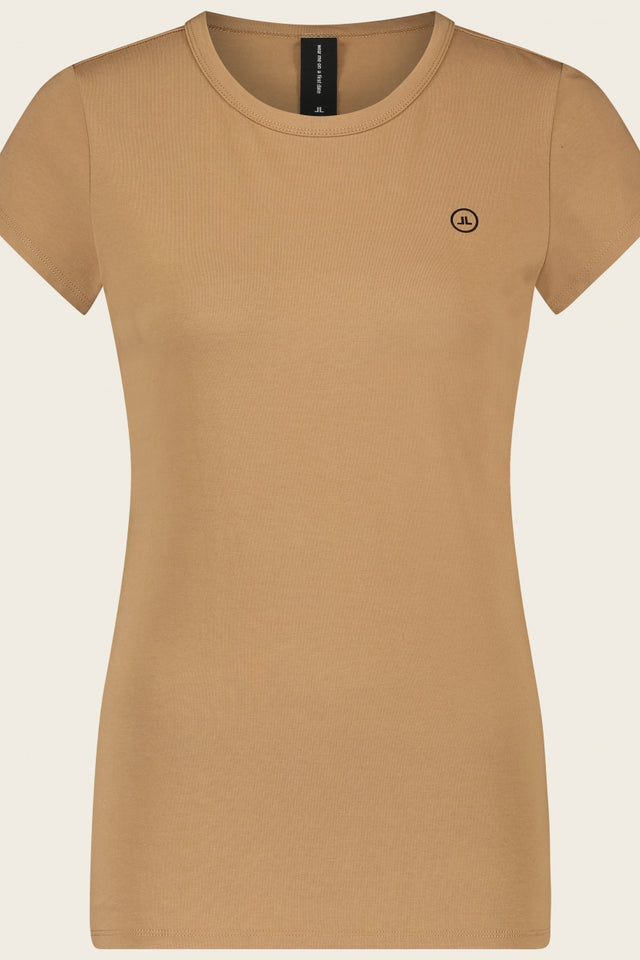 Organic T-shirt logo | Old copper