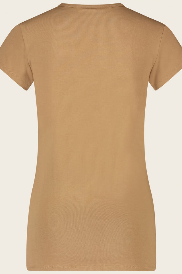 Organic T-shirt logo | Old copper