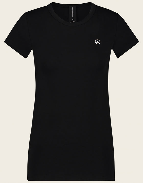 Organic T-shirt logo | Black