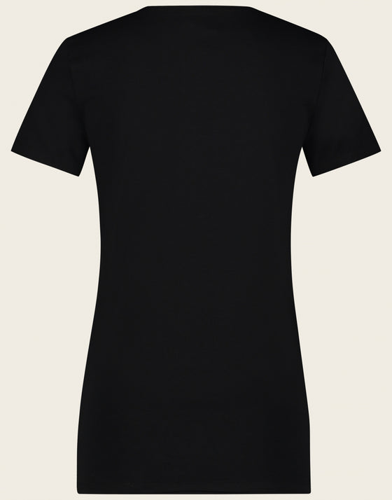 Organic T-shirt logo | Black