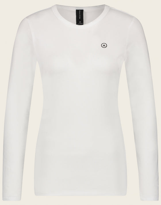 Organic T-Shirt long sleeve | White