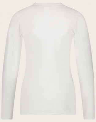 Organic T-Shirt long sleeve | White