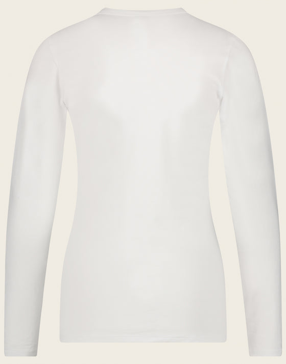 Organic T-Shirt long sleeve | White