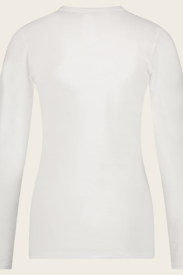 Organic T-Shirt long sleeve | White