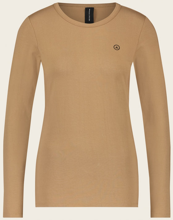 Organic T-Shirt long sleeve | Old copper