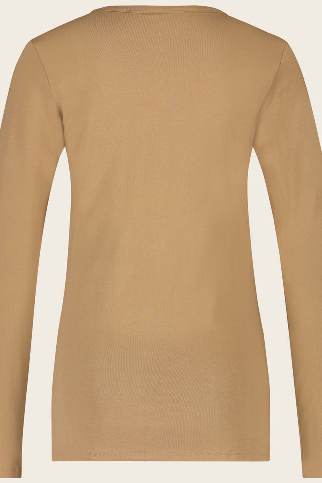 Organic T-Shirt long sleeve | Old copper