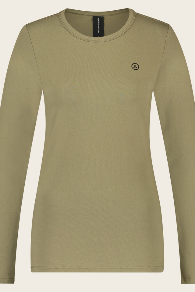 Organic T-Shirt long sleeve | Old green