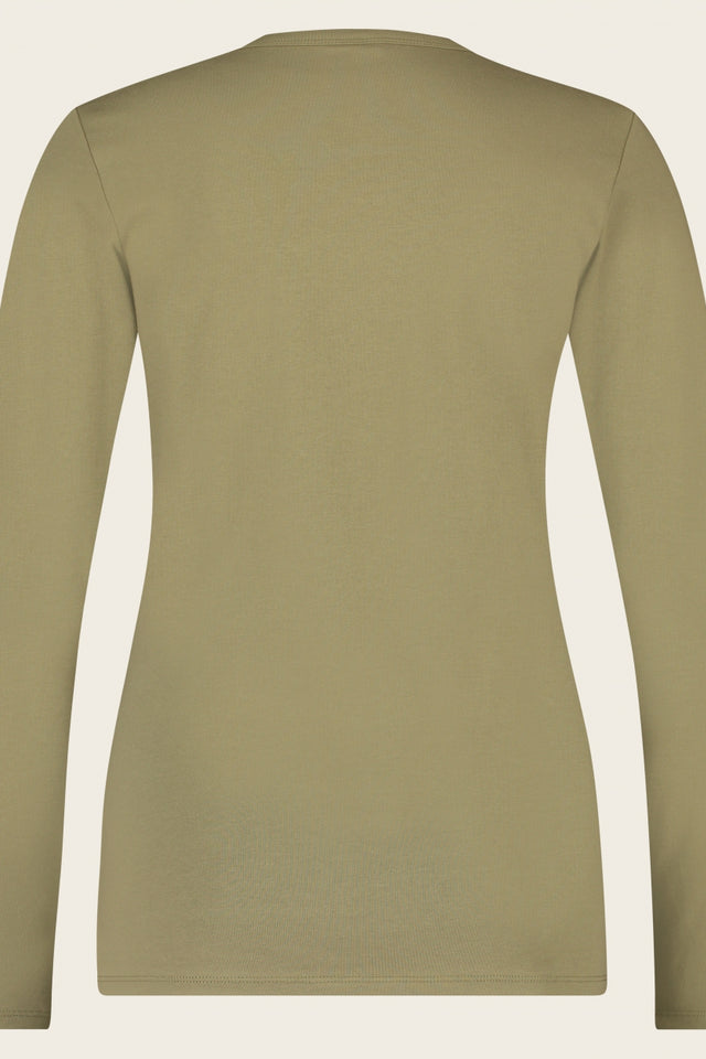 Organic T-Shirt long sleeve | Old green