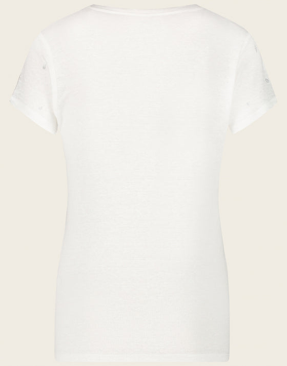 T shirt linen/2 | Off White