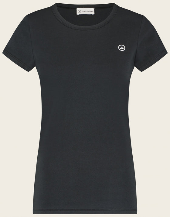 Organic T-shirt logo | Old black