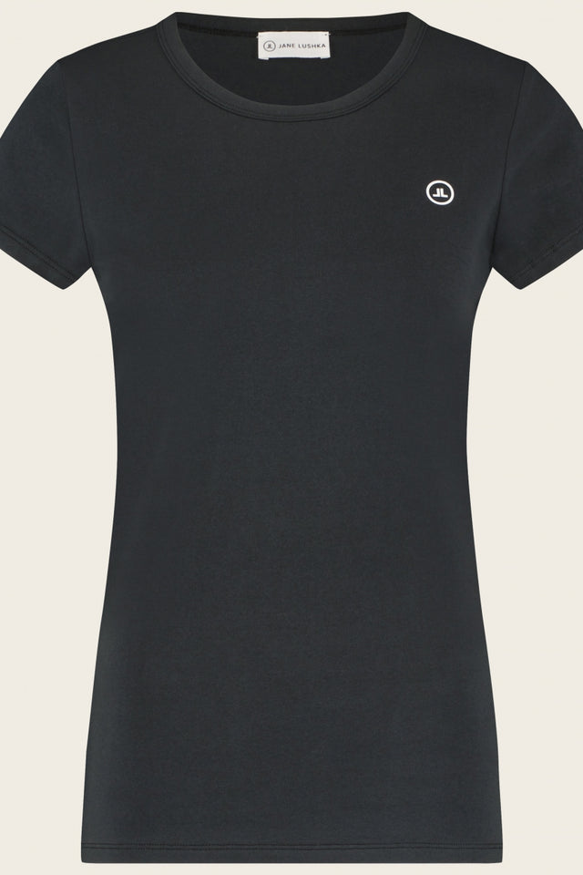Organic T-shirt logo | Old black
