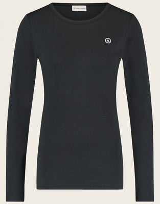 Organic T-Shirt long sleeve | Old black