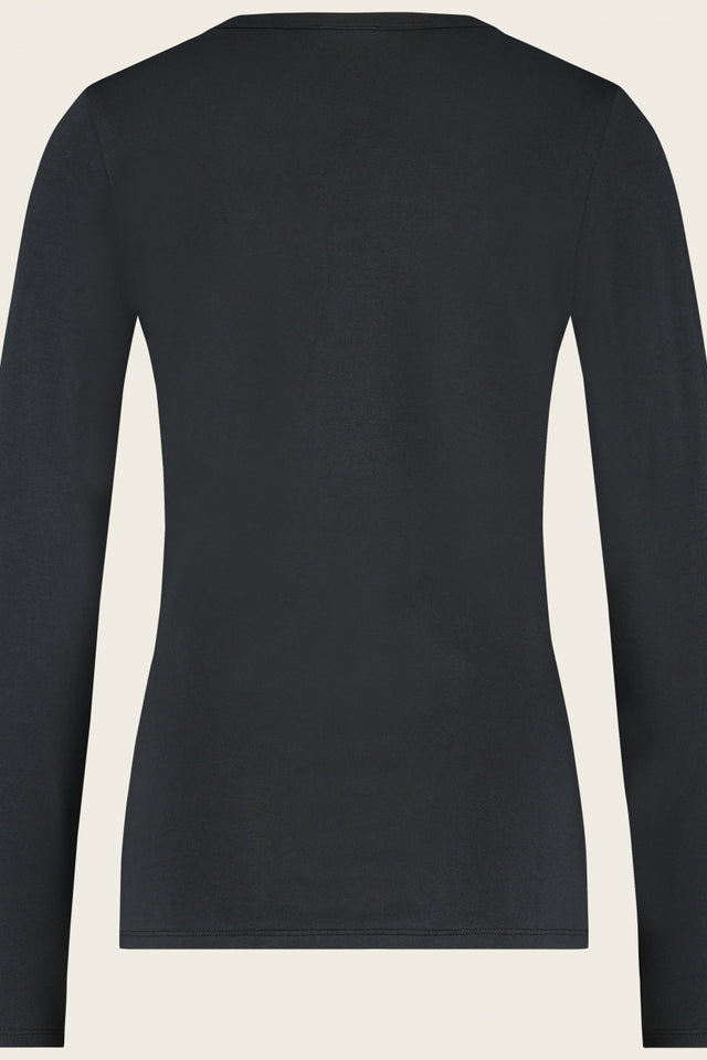 Organic T-Shirt long sleeve | Old black
