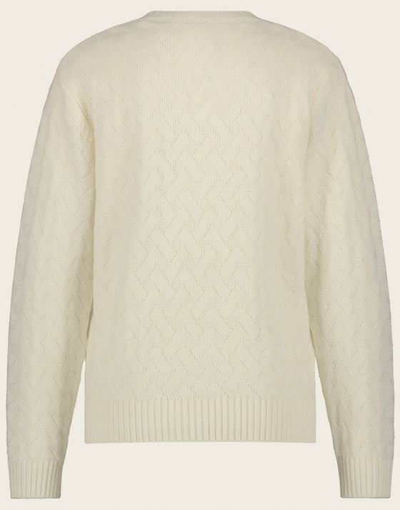 Pullover KN110 | White