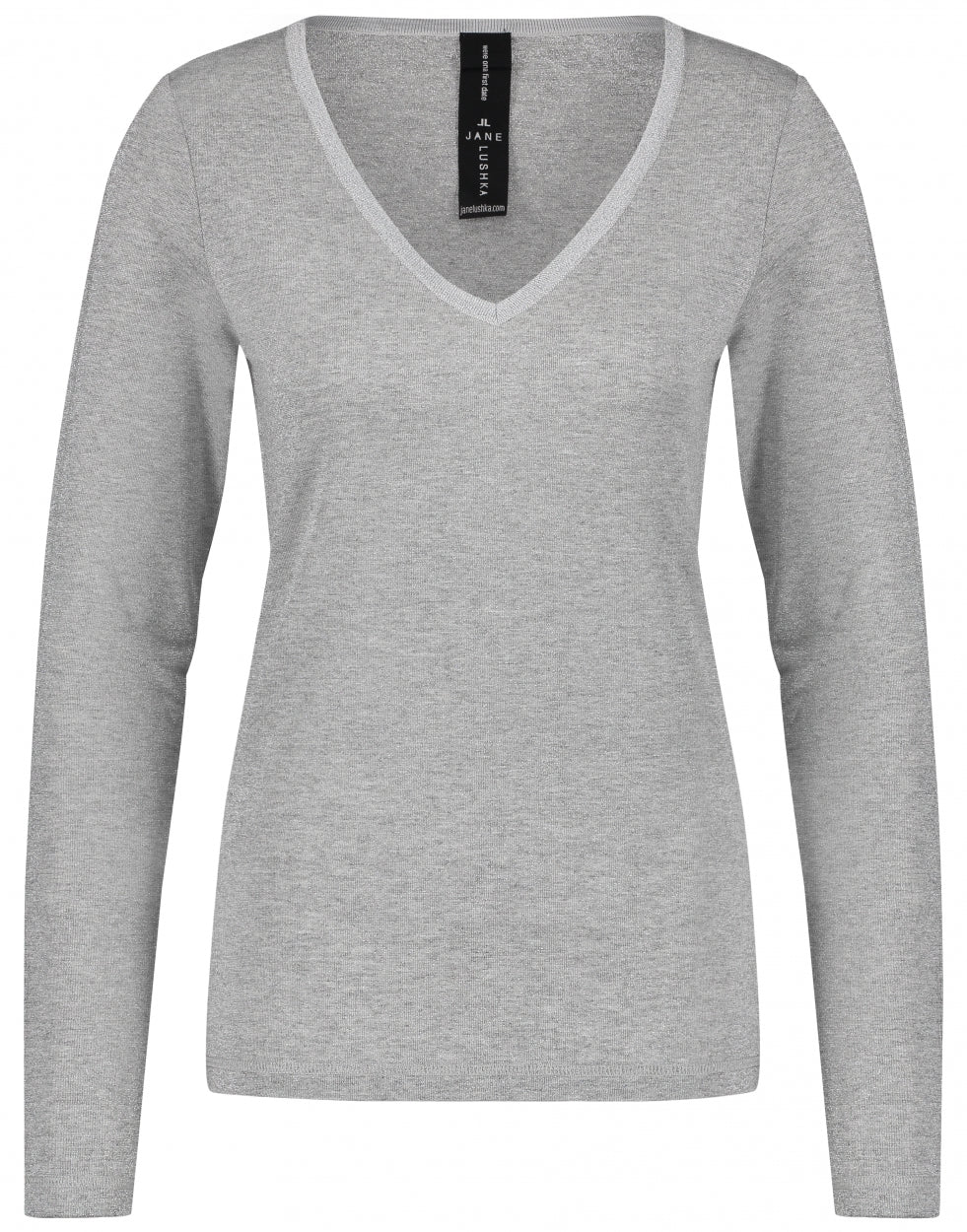 Grace V-Neck | Silver