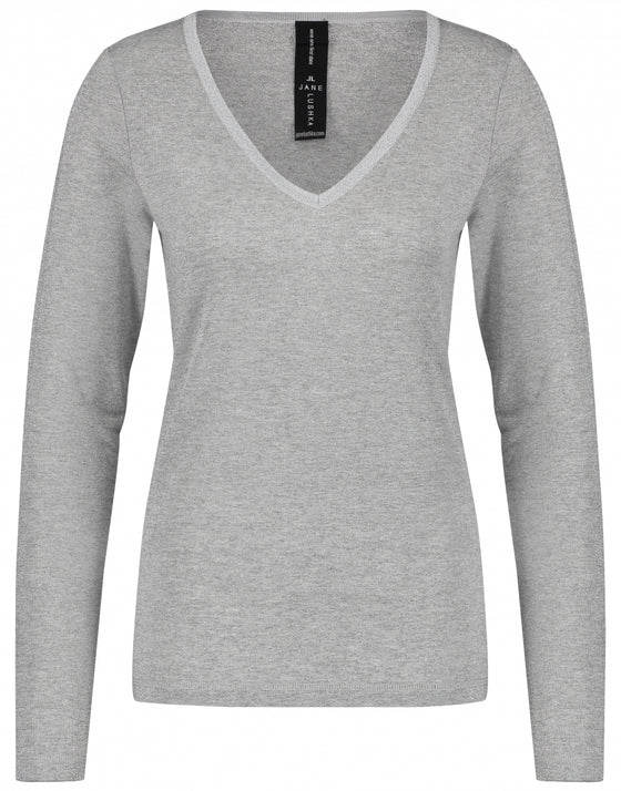 Grace V-Neck | Silver