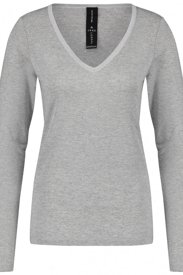 Grace V-Neck | Silver