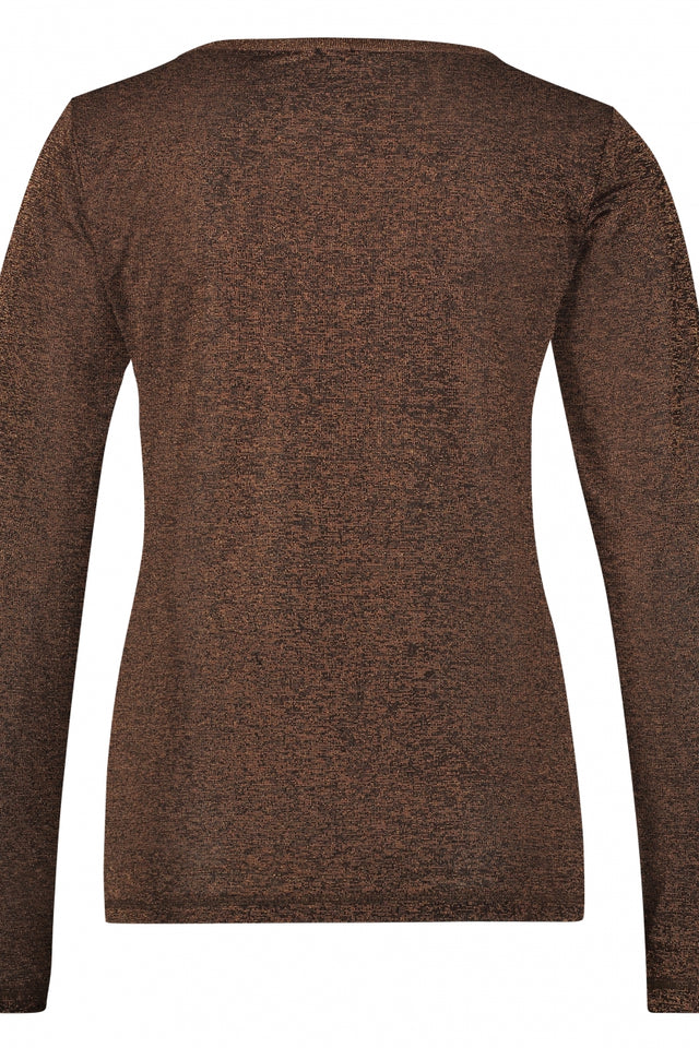 Grace V-Neck | Brown
