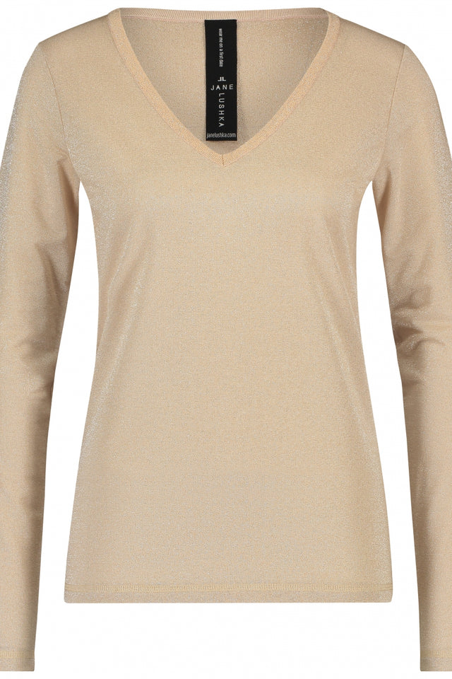 Grace V-Neck | Light beige