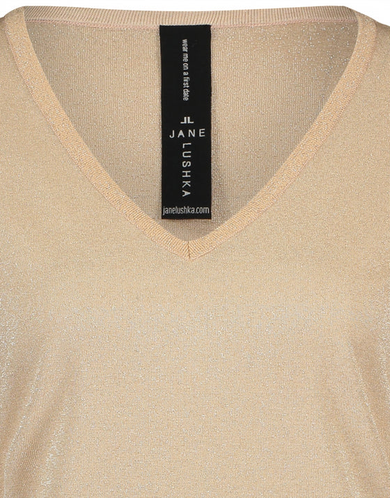 Grace V-Neck | Light beige