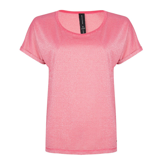 Hope Short Sleeve Top | Fuxia