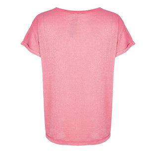 Hope Short Sleeve Top | Fuxia