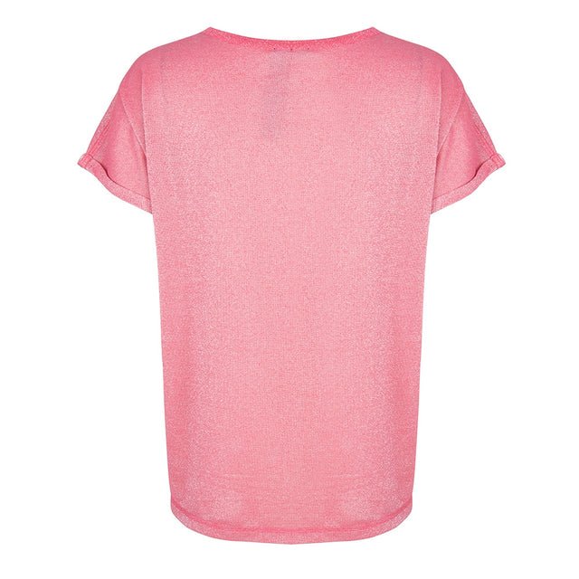 Hope Short Sleeve Top | Fuxia