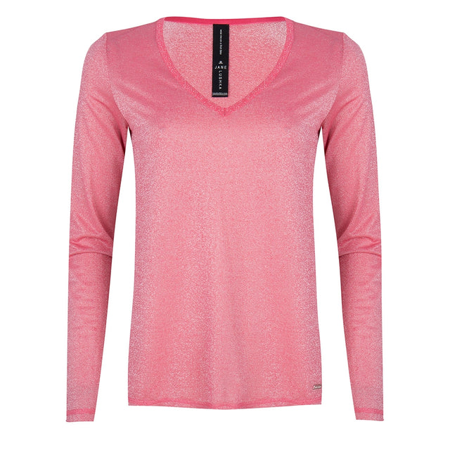 Grace Long Sleeve Top | Fuxia