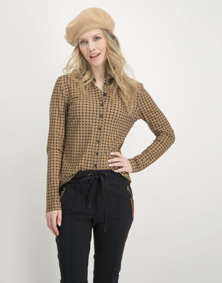 Blouse Kikkie | Cognac