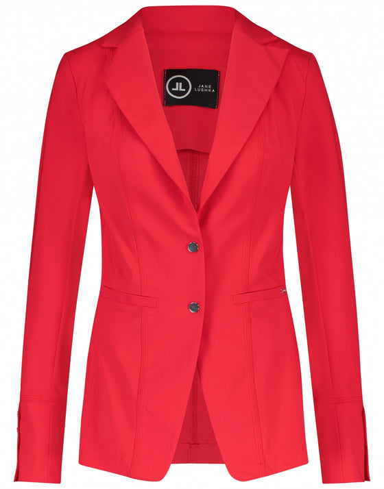 Brigitte Long Blazer | Red