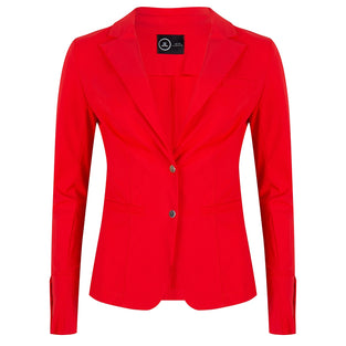 Eva Easy To Wear Blazer | Red