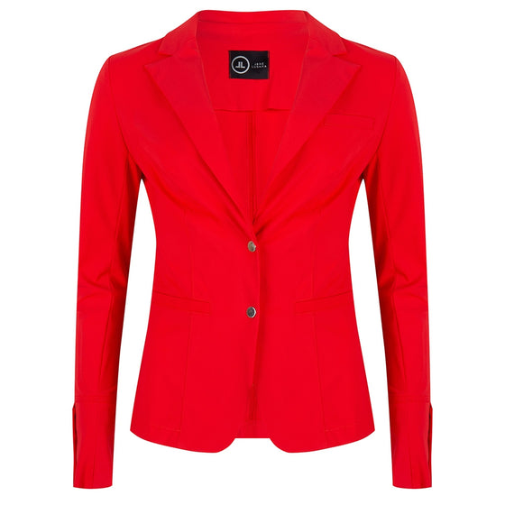 Eva Easy To Wear Blazer | Red