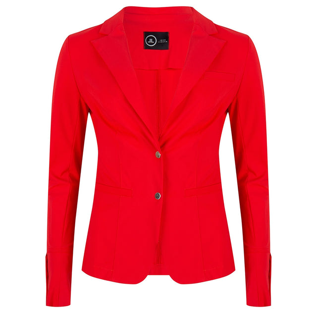 Eva Easy To Wear Blazer | Red