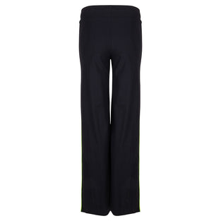 Lila Drawstring Pants | Black/Green