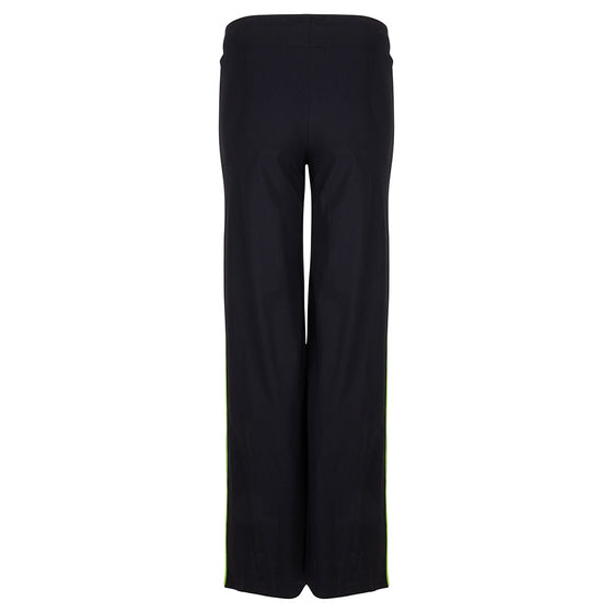 Lila Drawstring Pants | Black/Green