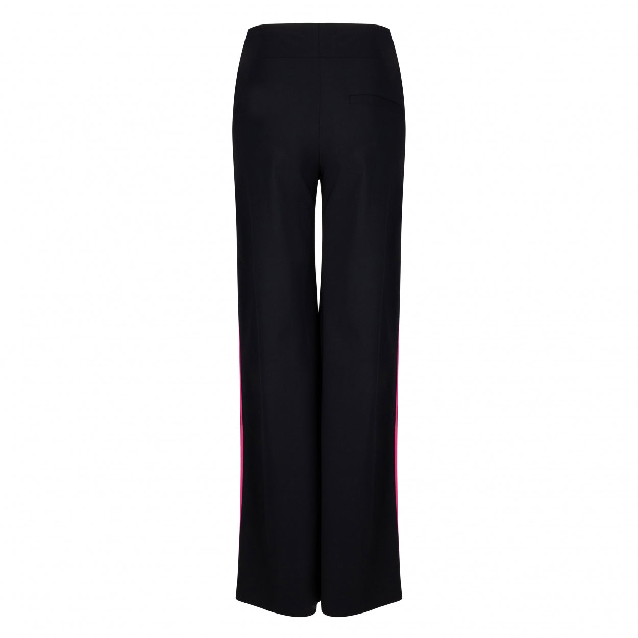 Lila Drawstring Pants | Black/Fuxia