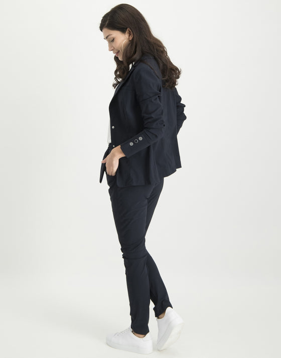 Eva Easy To Wear Blazer | Blue