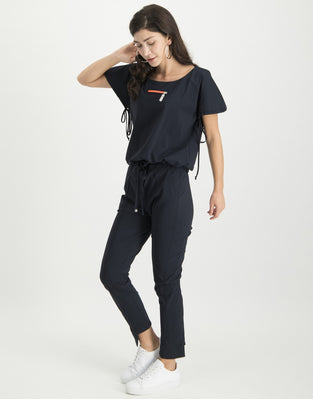Lilli Asymmetrical Pants | Blue