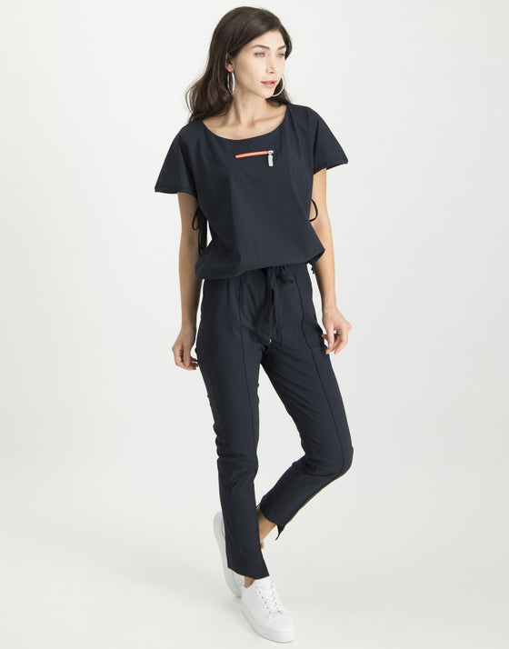 Lilli Asymmetrical Pants | Blue