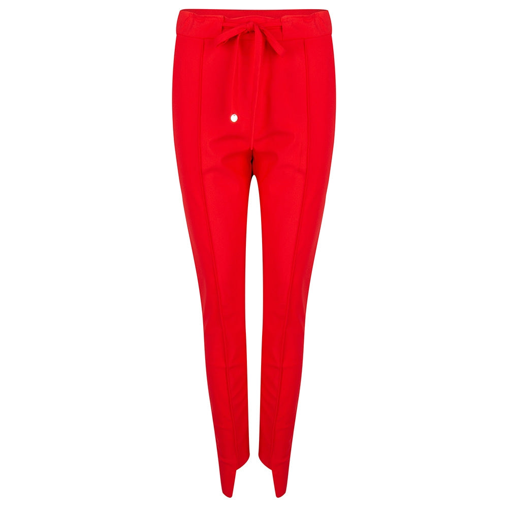Lilli Asymmetrical Pants | Red