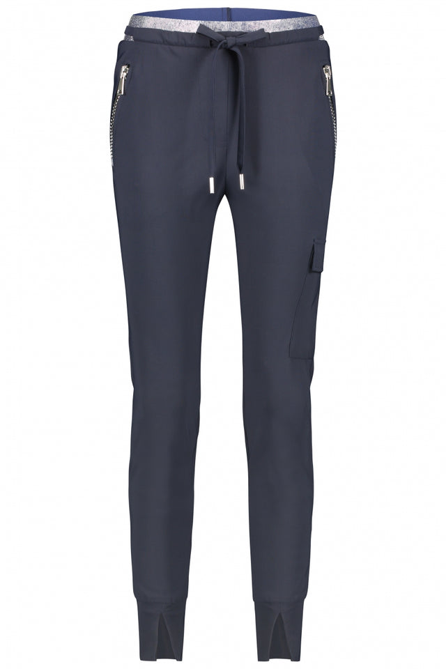 Lilli Asymmetrical Pants | Blue