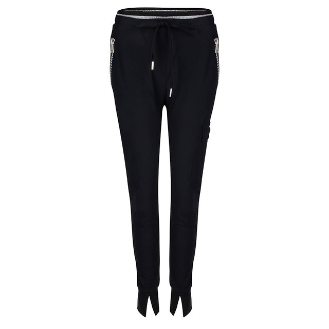 Lilli Asymmetrical Pants | Black