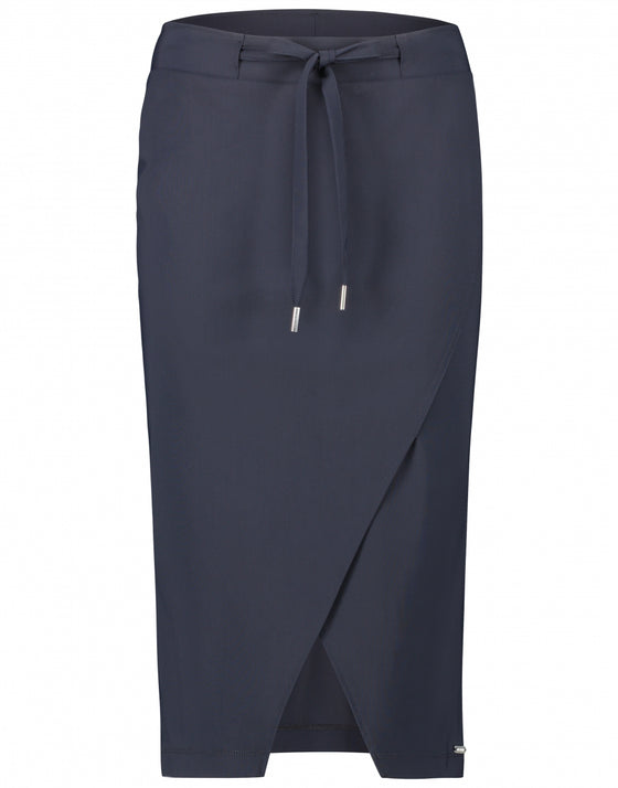 Edie Drawstring Skirt | Blue