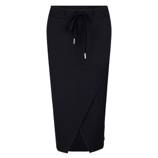 Edie Drawstring Skirt | Black