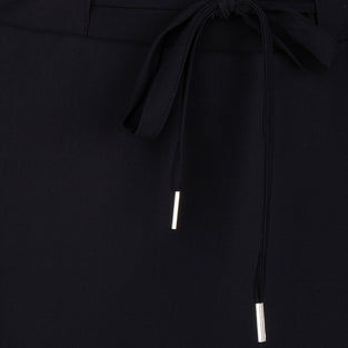 Edie Drawstring Skirt | Black