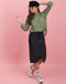 Evie Tie Top Animal | Green