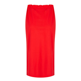 Edie Drawstring Skirt | Red